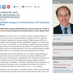 rhode island plastic surgery, plastic surgeon in rhode island, brow lift, facelift